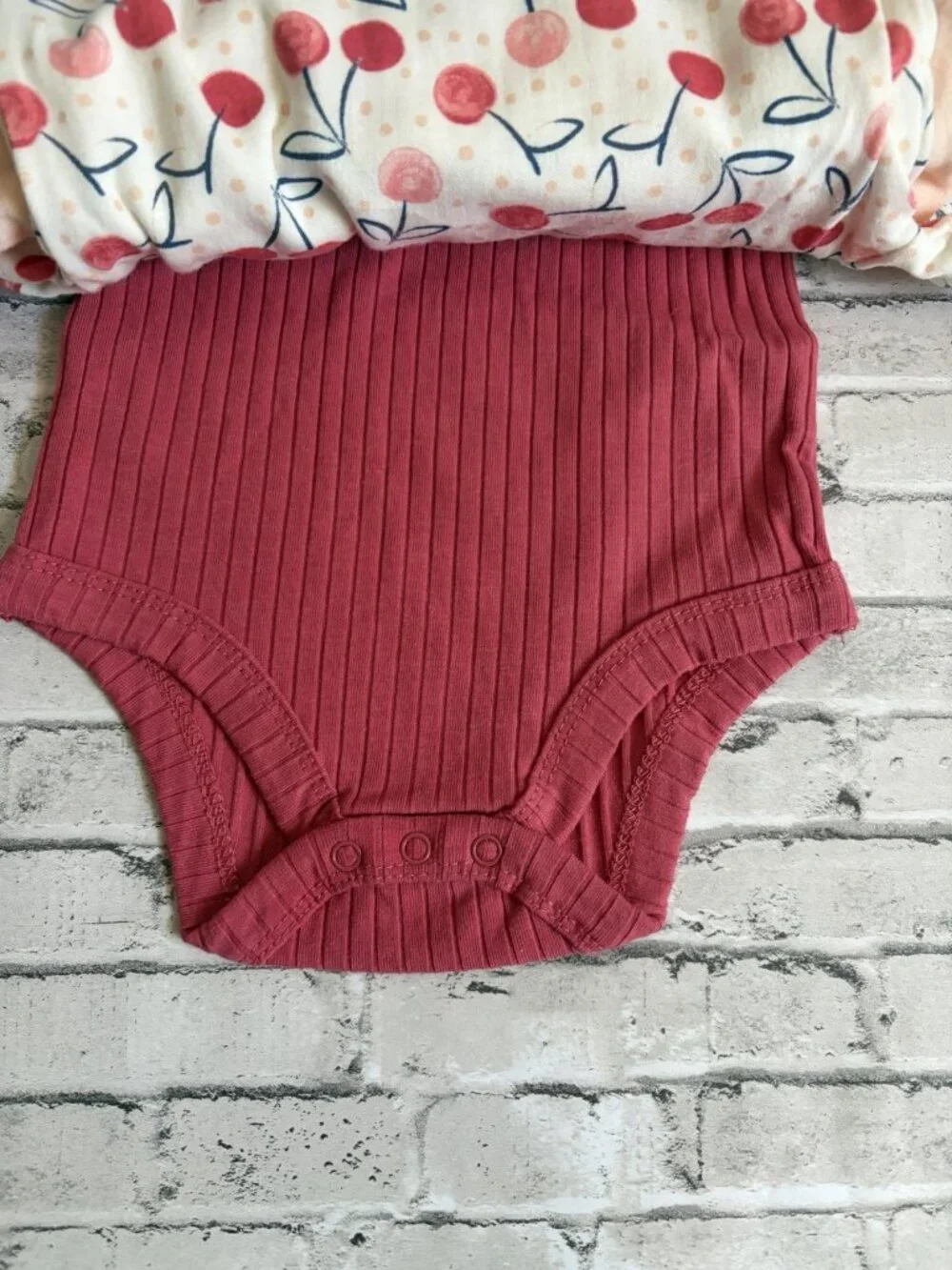 Petit Lem’s Mini Threads Girls 3pk One Piece Size 9mo NWT